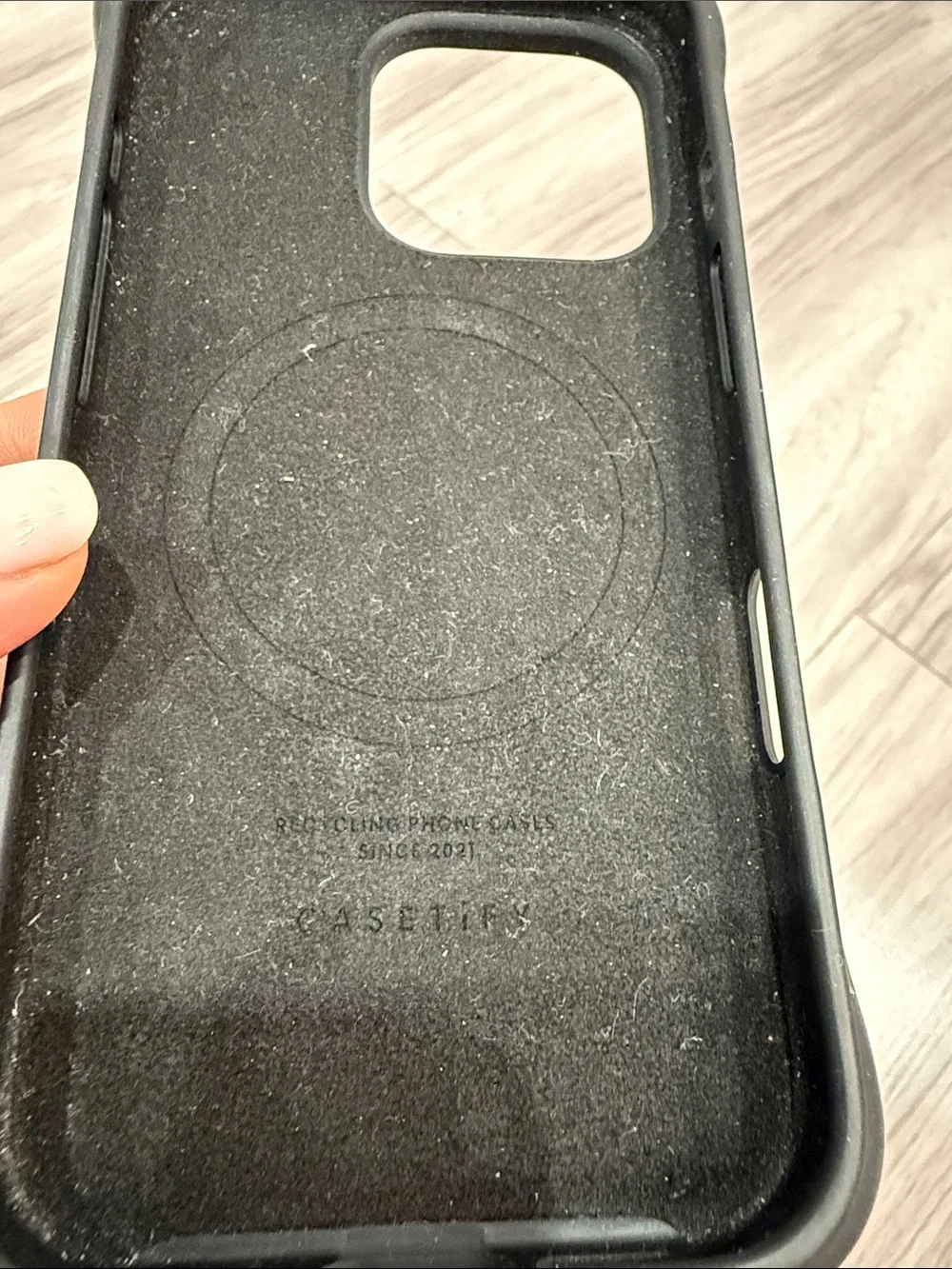 Casetify WaveGrip Protective Phone Case - Black iPhone 16 Pro